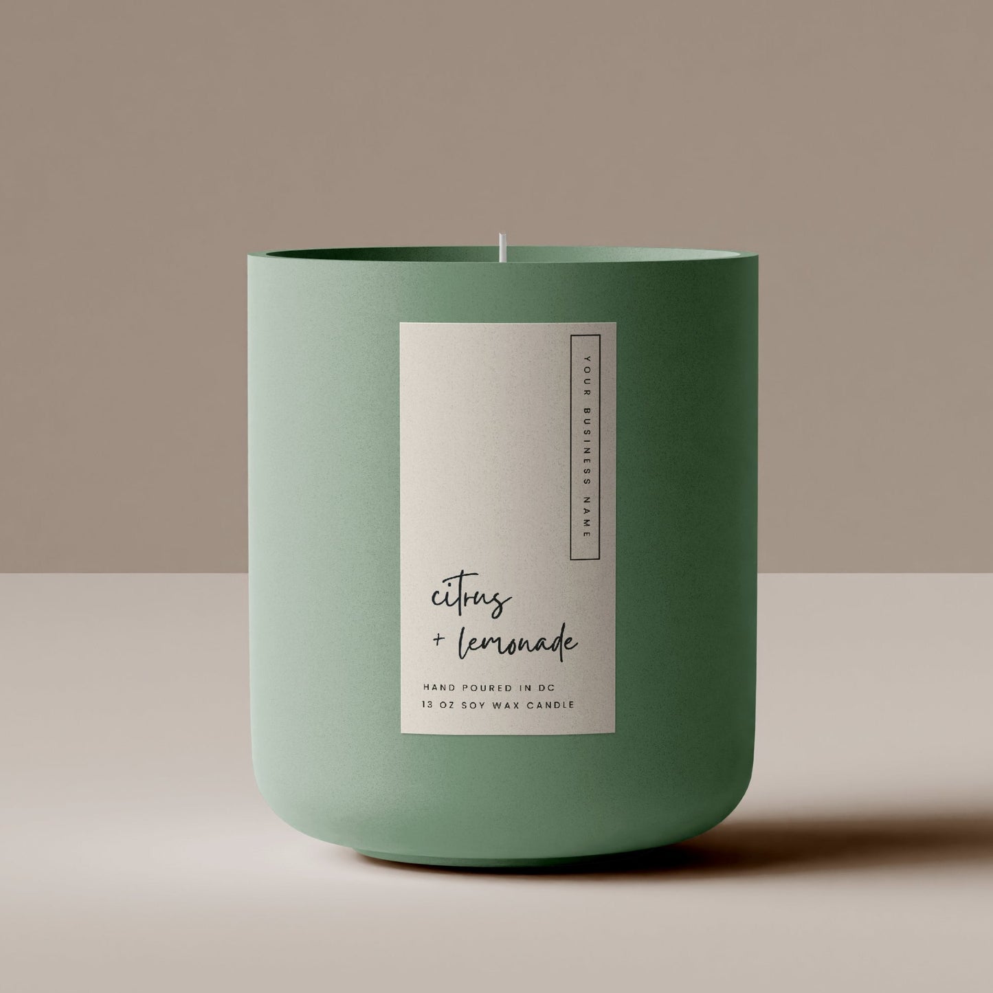 Minimalistic Vertical Editable Candle Template
